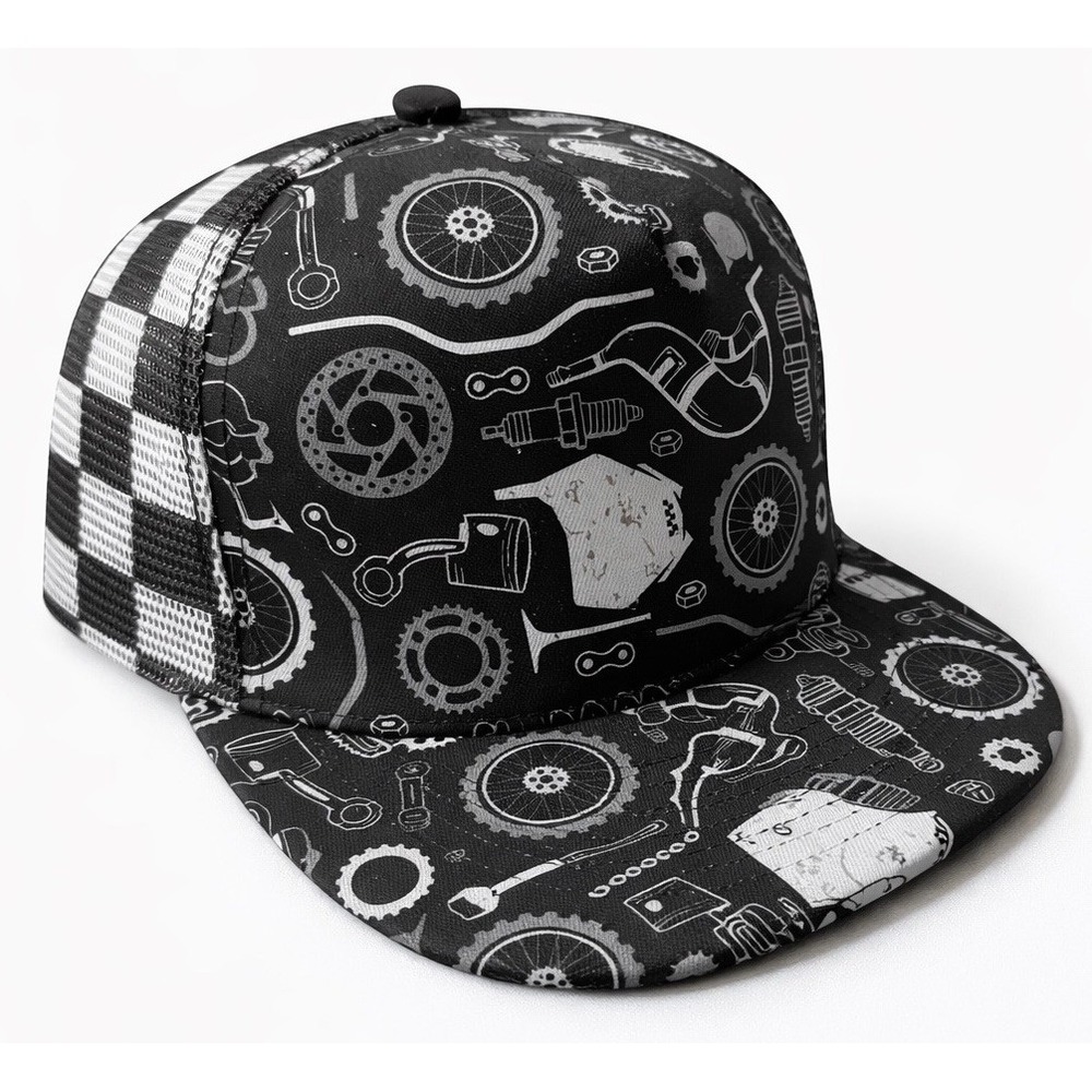 Strictly Wild Baby Trucker Hat 3m To 12m T Snapback Toddler Cap Gear head